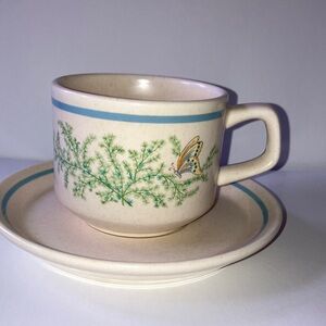 Lenox TemperWare Fancy Free Cup and‎ Saucer Set